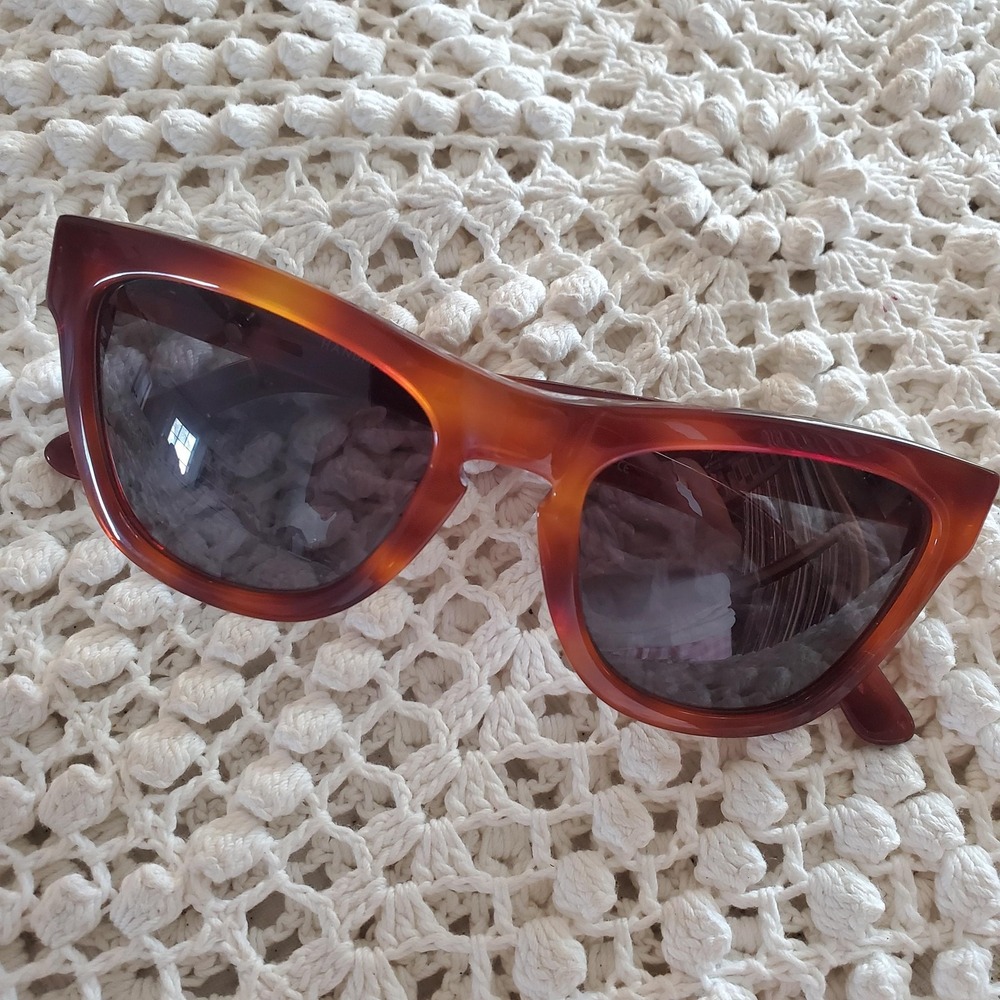 Westward Leaning Sunglasses Womens Brown Tortoise Cat Eye Gray Lenses Japan